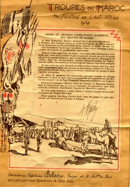 Pacification anti-Atlas 1934